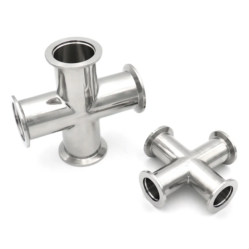 

Вакуумный фланец из нержавеющей стали 304, равный крест, четырехсторонние фитинги для труб KF16 KF25 KF40 KF50 Homebrew