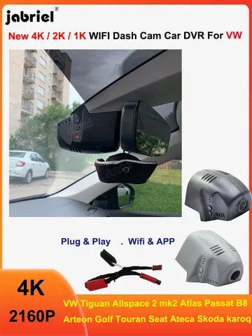 4K WIFI видеорегистратор для автомобилей Volkswagen и Skoda — внешний вид товара