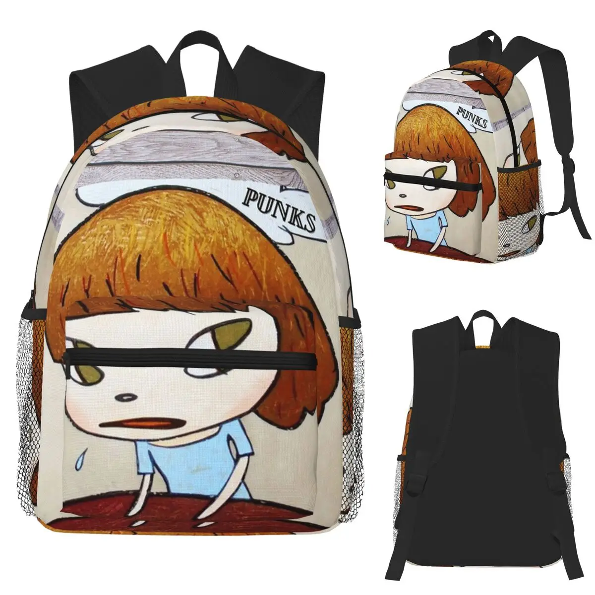 

Copy Of Yoshitomo Nara Student Backpack School Bag Hiking Travel Daypack for Boys Girls Fashion Bookbag Shoulder Bags