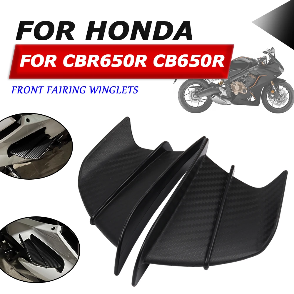 

For Honda CBR650R CB650R CBR 650 R CB 650R Motorcycle Accessories Front Fairing Aerodynamic Winglets Dynamic Wing Kit Spoiler