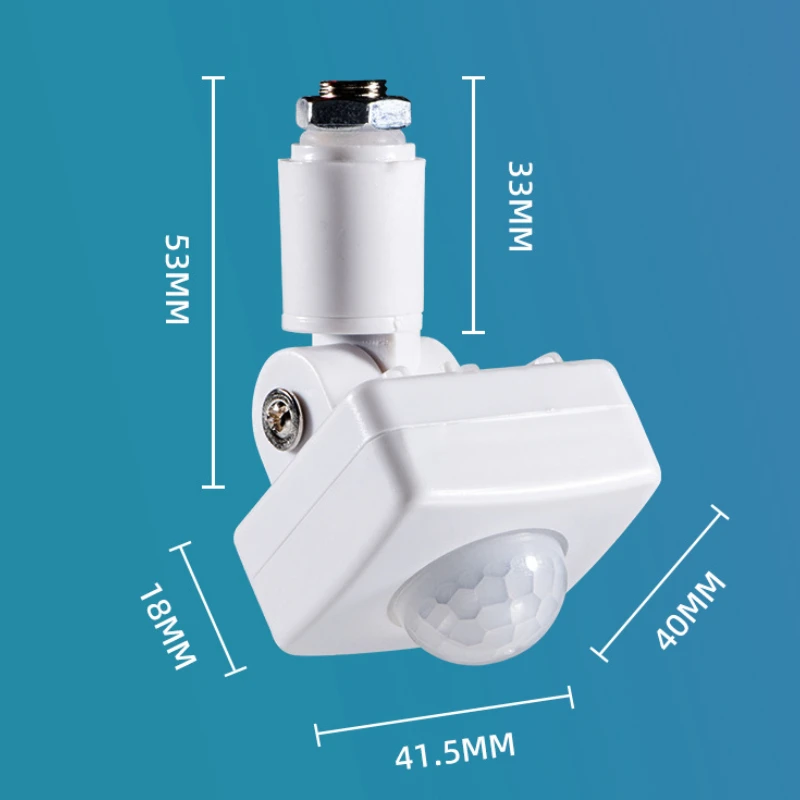 Adjustable Delay PIR Motion Sensor Switch Module, Infrared Human Body Induction Automatic Controller for Home Corridor Lighting