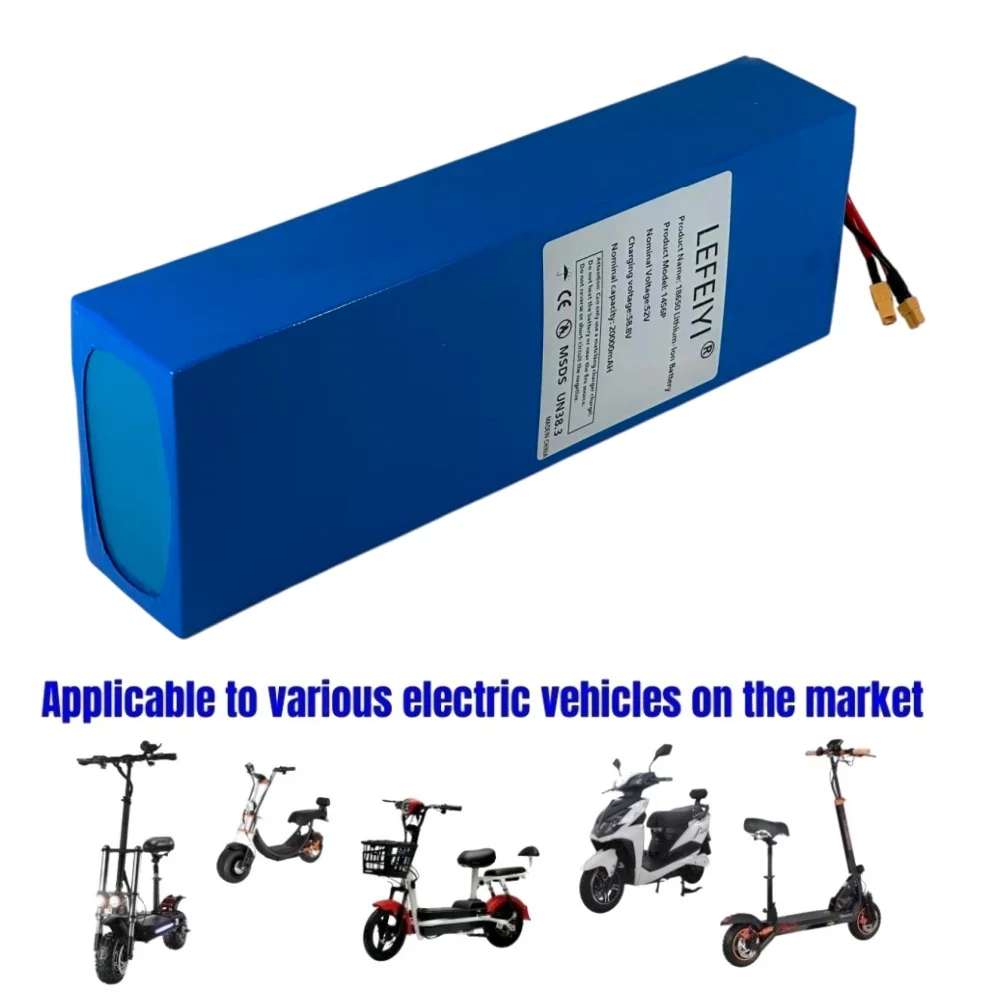 52V 20000mAh/1040Wh 14S6P 18650 lithium battery pack with built-in BMS for bicycle electric Kugoo Kirin G2 Pro М ax