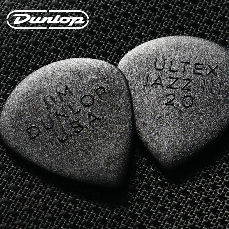 Dunlop  Pick. 427R 2.0  Classic JAZZ 3 ULTEX material Hard and wear-resistant acoustic/electric guitar picks. Thickness: 2.00mm.