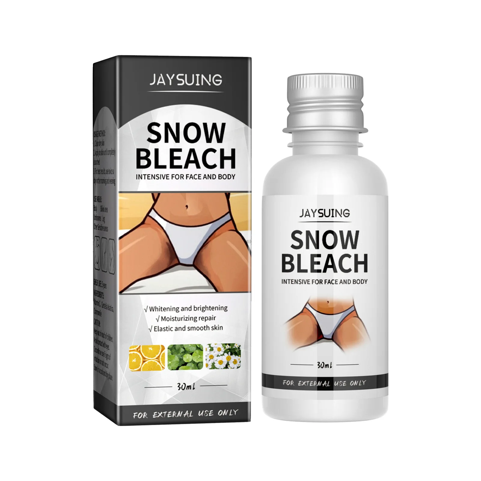 Snow Bleach Cream Vitamin C Brightening Private Parts Underarm Bleaching Armpit Elbows Knees Lightening Moisturizing Body Lotion