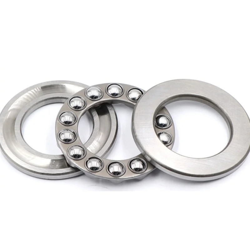 2pcs Plane Thrust Ball Bearing  51200 10x24x9mm 51201mm 12x26x9mm 51202 15x28x9 51203mm 17x30x9mm + 2 Washers