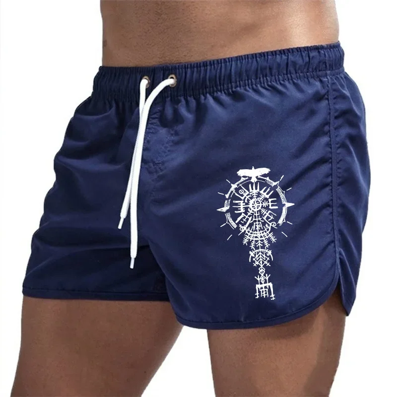 Hot Sales Mens Beach Shorts Print Casual Quick Dry Surf Man Swimwear Outdoor Sweatpants Summer Swimming Exercise Sports Shorts