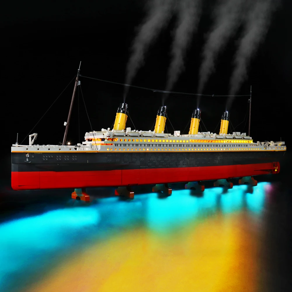 Vonado LED Lighting Set for 10294 Titanic Collectible Mold Ship Toy Light Kit, Not Included the Building Block Model