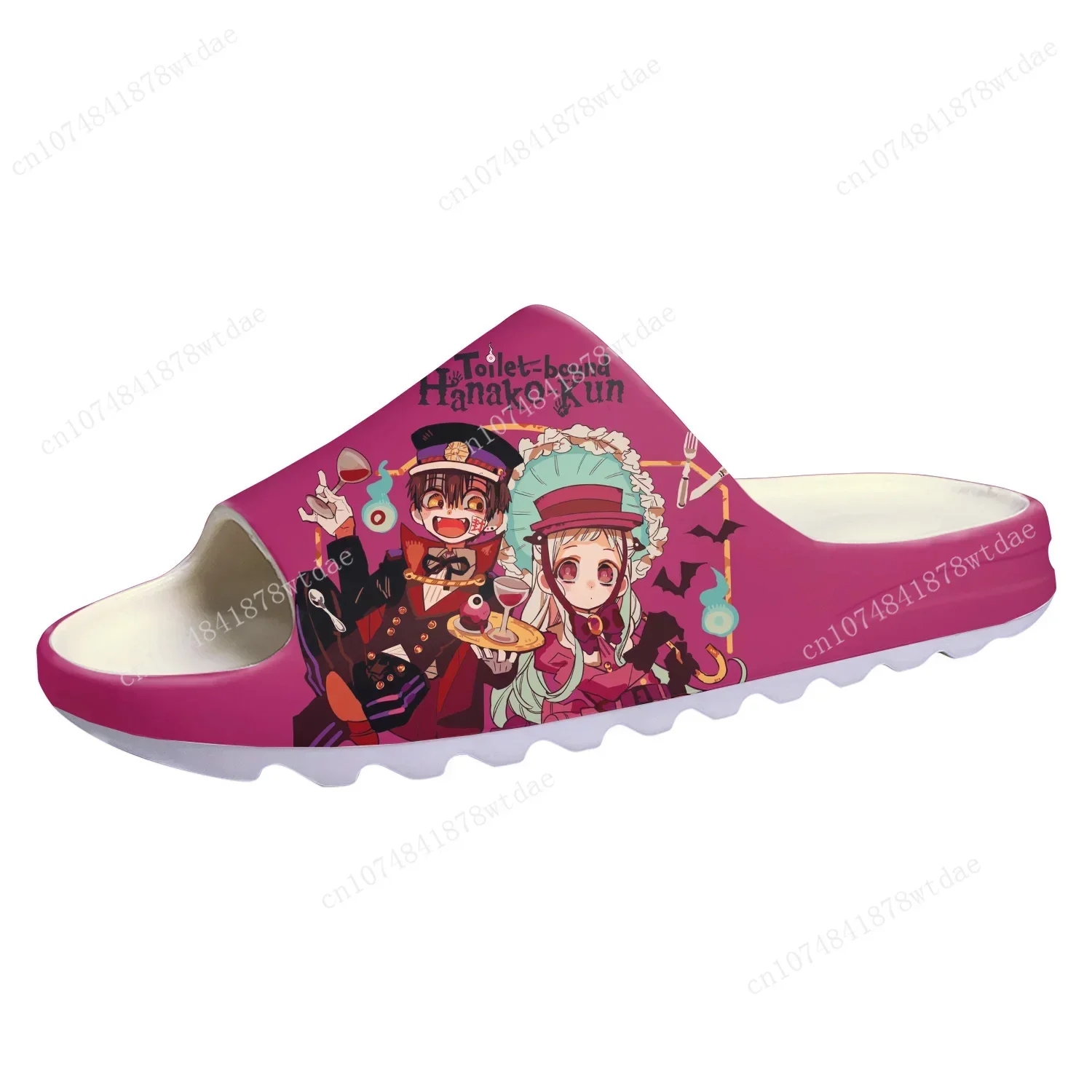 

Toilet Bound Hanako kun Soft Sole Sllipers Mens Womens Teenager Home Clogs Anime Step In Water Shoes On Shit Customize Sandals