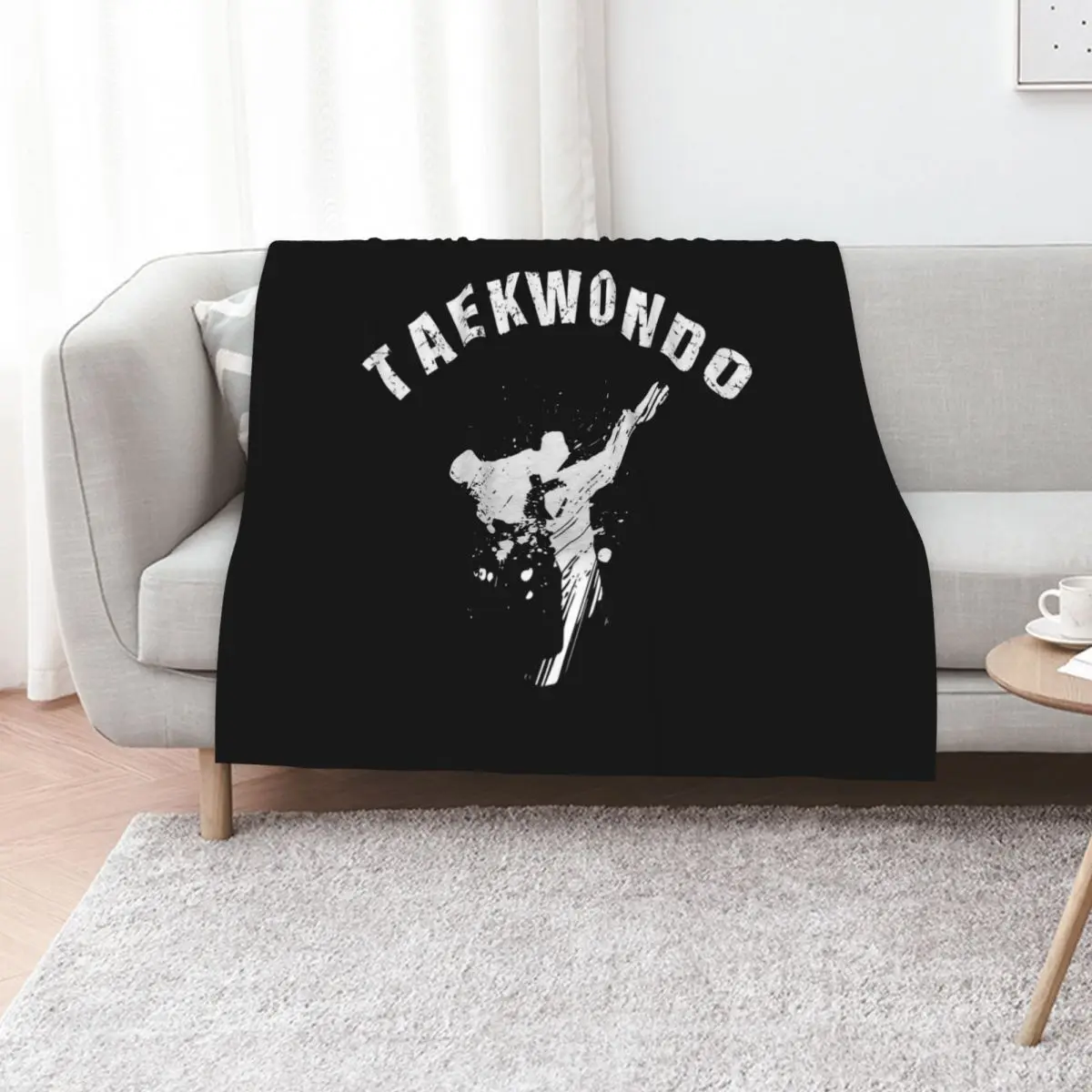 Taekwondo ??? Throw Blanket Thermals For Travel Soft Plush Plaid Weighted Luxury Thicken Sofas Soft Plaid Blankets