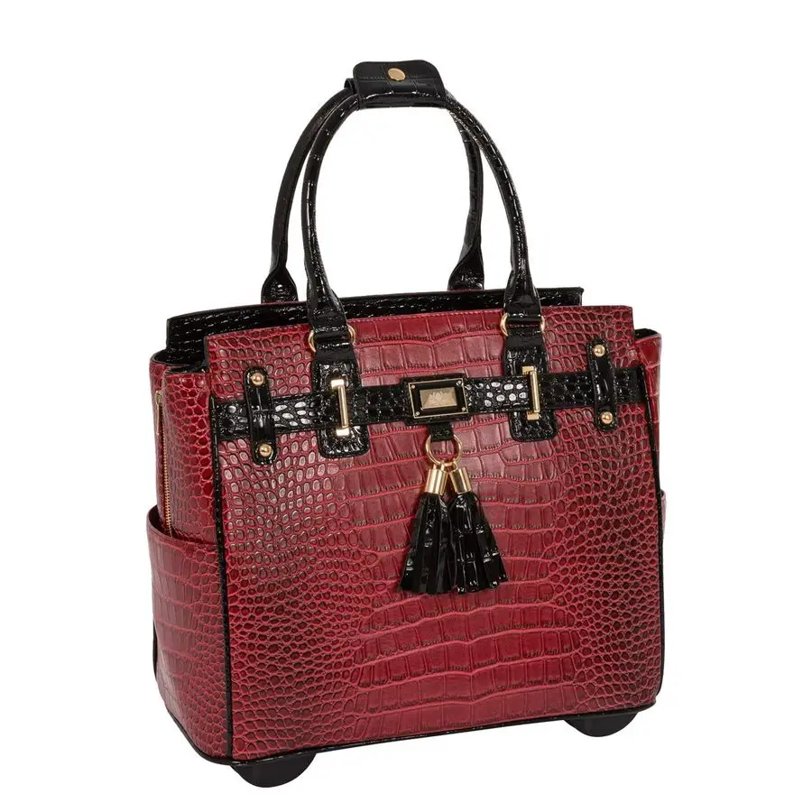 

Laptop Bag for Women Designer Wheeled Briefcase Fits 1317 Laptops Office Travel Computer Case