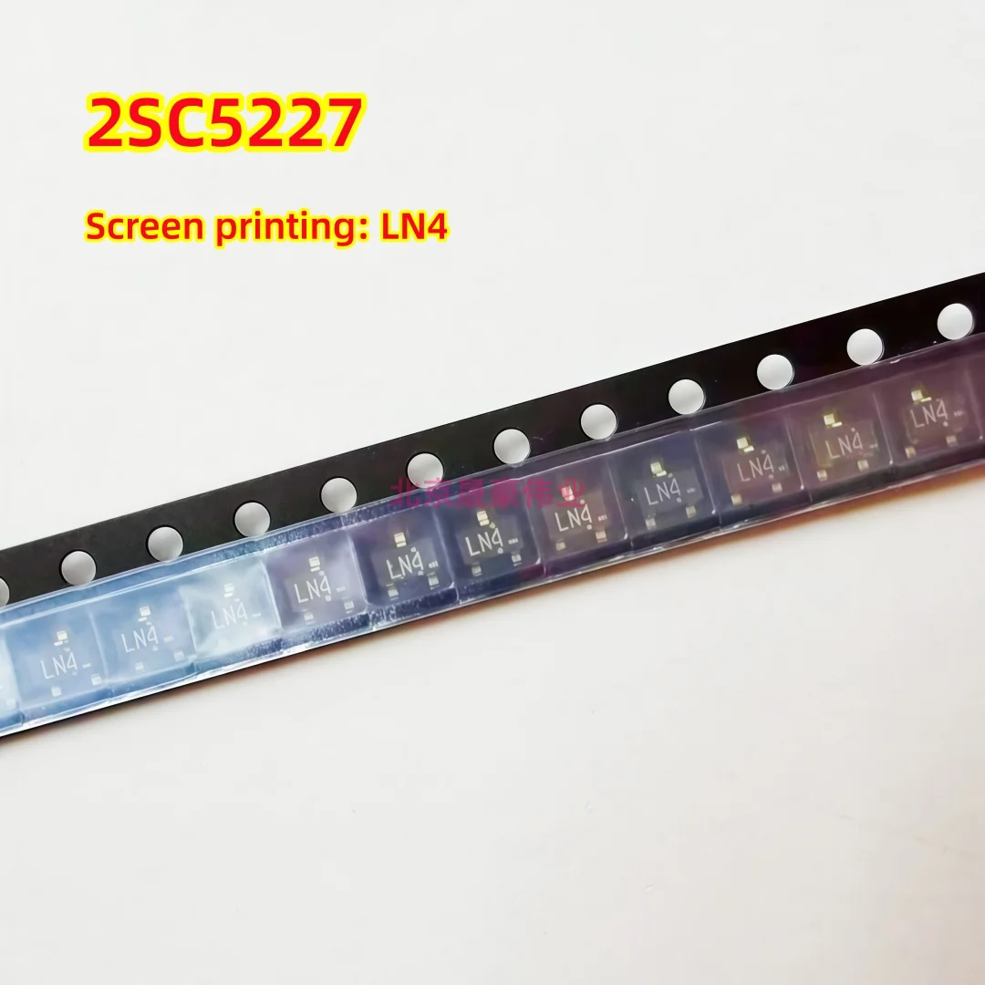 10pcs  2SC5227A-4-TB-E 2SC5227 SOT-23 silk screen LN4