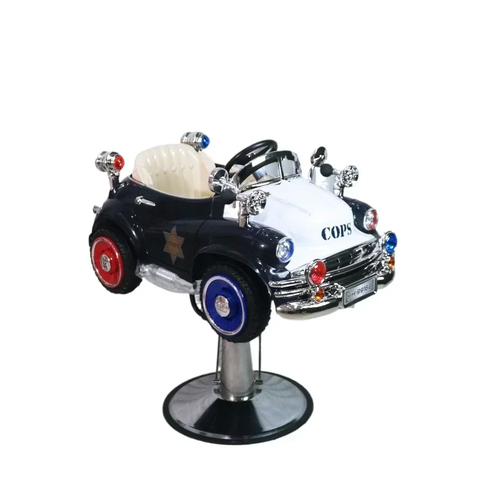 Cartoon Children's Barber Chair, Hair Cutting Salon Furniture, Swing Seat Toy Car, Beauty Salon Furniture for Baby Kids