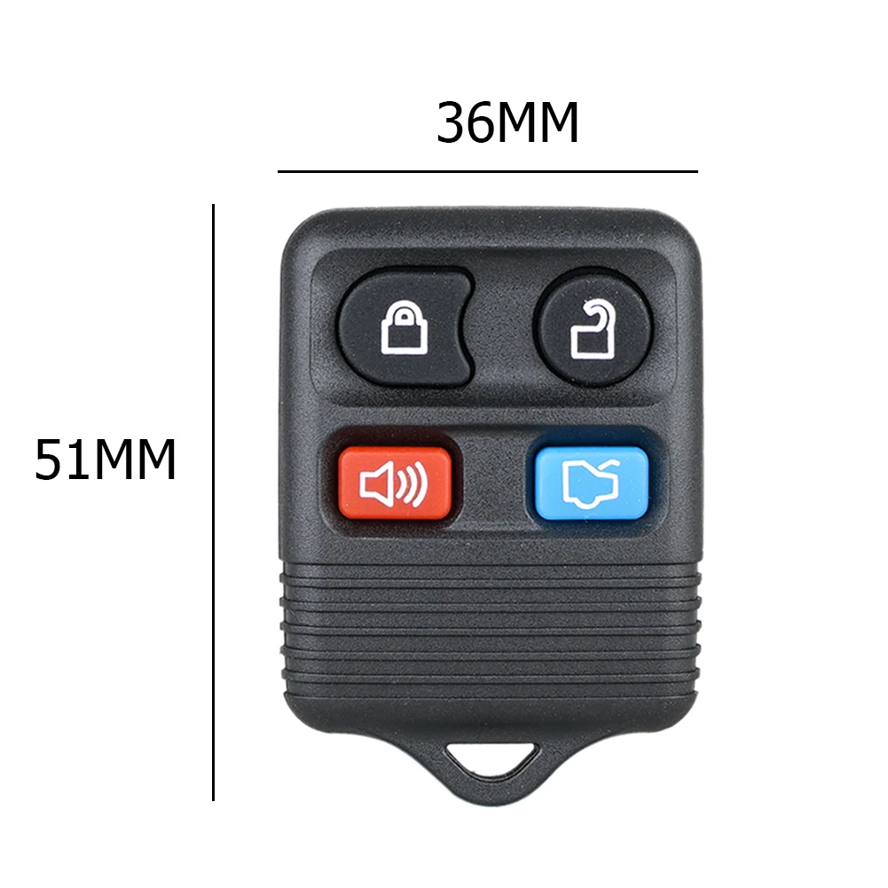 4-Button 315Mhz Car Remote key for Ford Crown Victoria Escape Mustang Focus Lincoln LS Town Car Replacement Remote Control