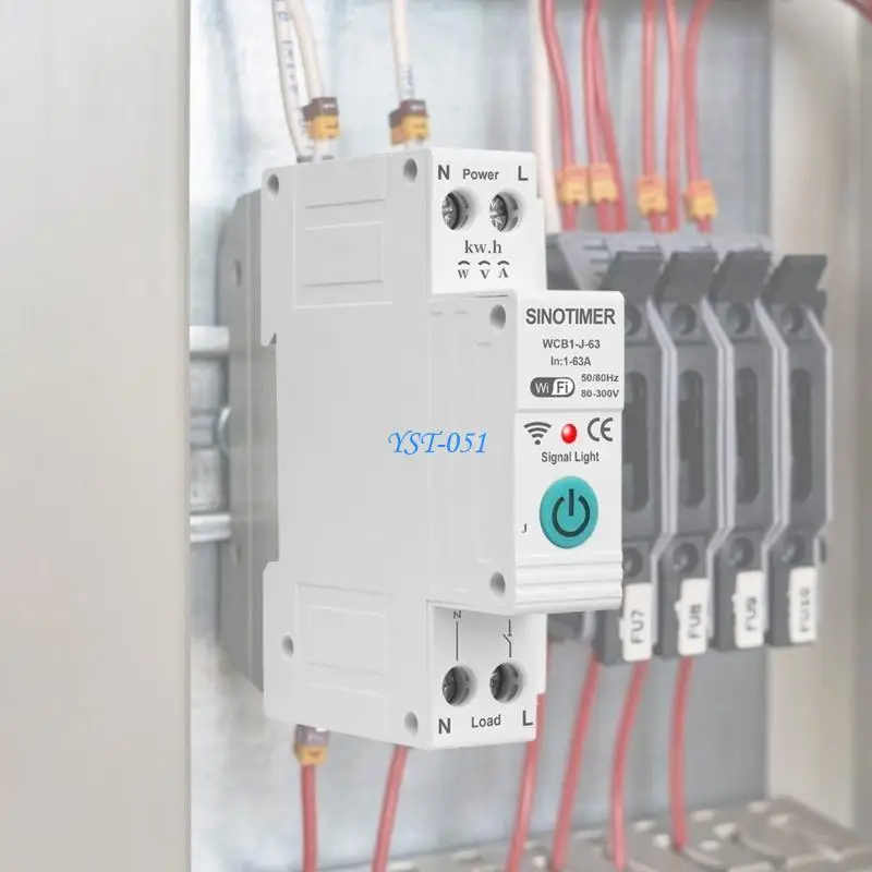 

E15A 63A Intelligent with Power Monitors Metering Current Protector Remote Voice Controls