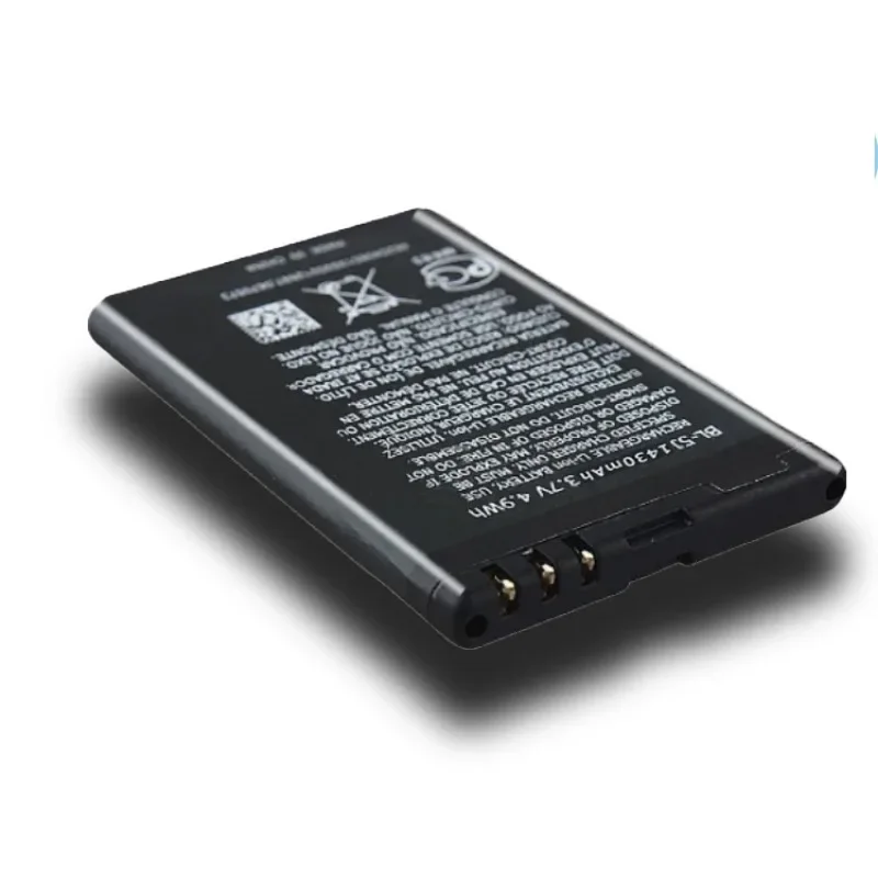 BL 5J Battery 1200mA Rechargeable Cell for Nokia X6 X1-01 N900 C3 5230 5233 5802i 5235 5900 5800 Bl-5j Mobile Phone Batteries