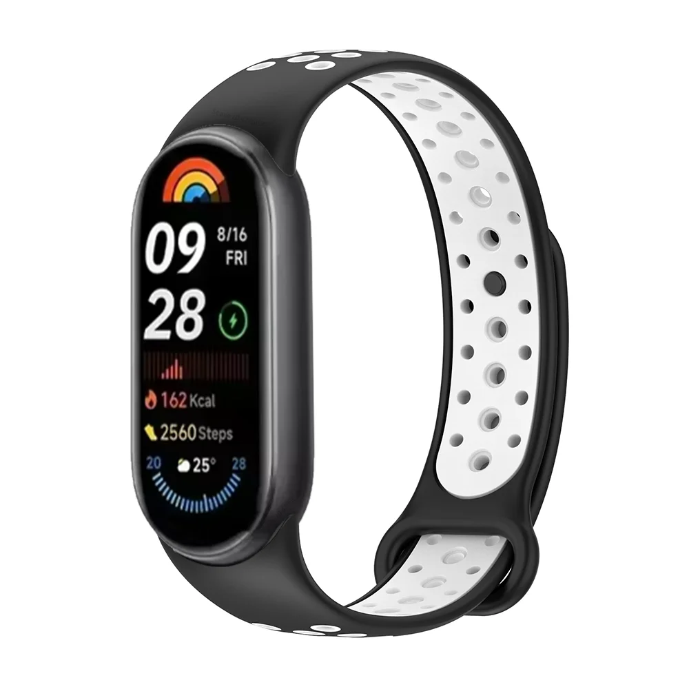 Correa de silicona para Xiaomi Mi Band 8, pulsera de silicona para reloj inteligente, accesorios deportivos