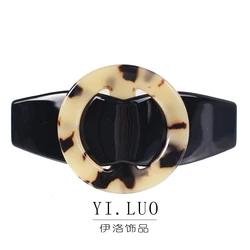 Women hairwear women headwear middle size cute hair clip acetate hair barrette fashion bow hair accessories for women