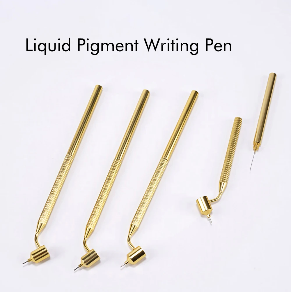 Ceramic Art Liquid Writer Pottery Pigment Painting Writing Gold Painting Brush Silky Writing Gold Painting Pen