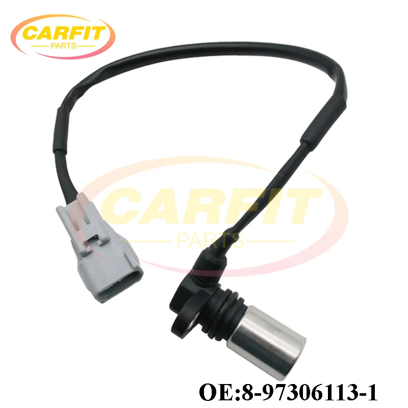 New OEM 8-97306113-1 8973061131 0296001290 Crankshaft Position Sensor For HINO ISUZU 4HK1 6HK1 6WG1 Hitachi ZAX200 ZAX240 ZAX270