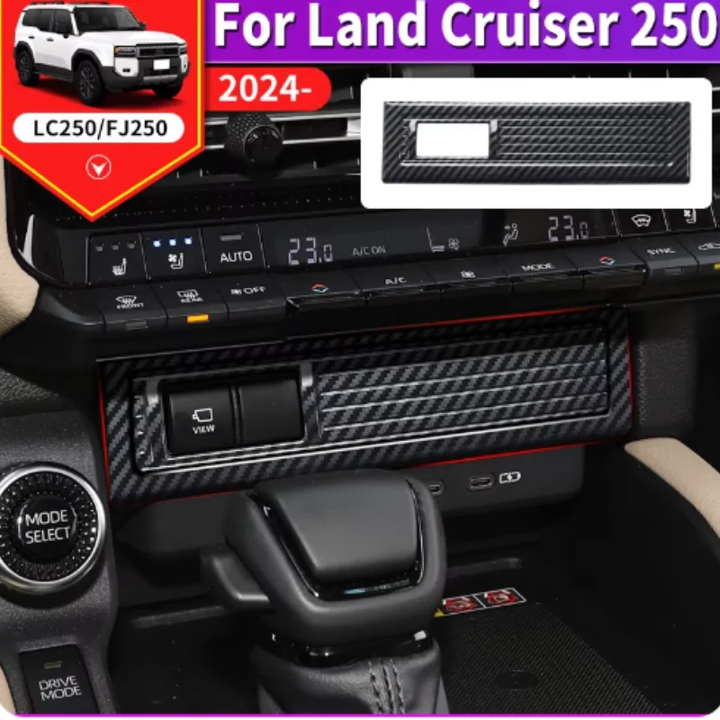

For Toyota Land Cruiser 250 2024 1958 Prado LC250 First Edition Cigarette Lighter Panel Decoration Sticker,Interior Accessories