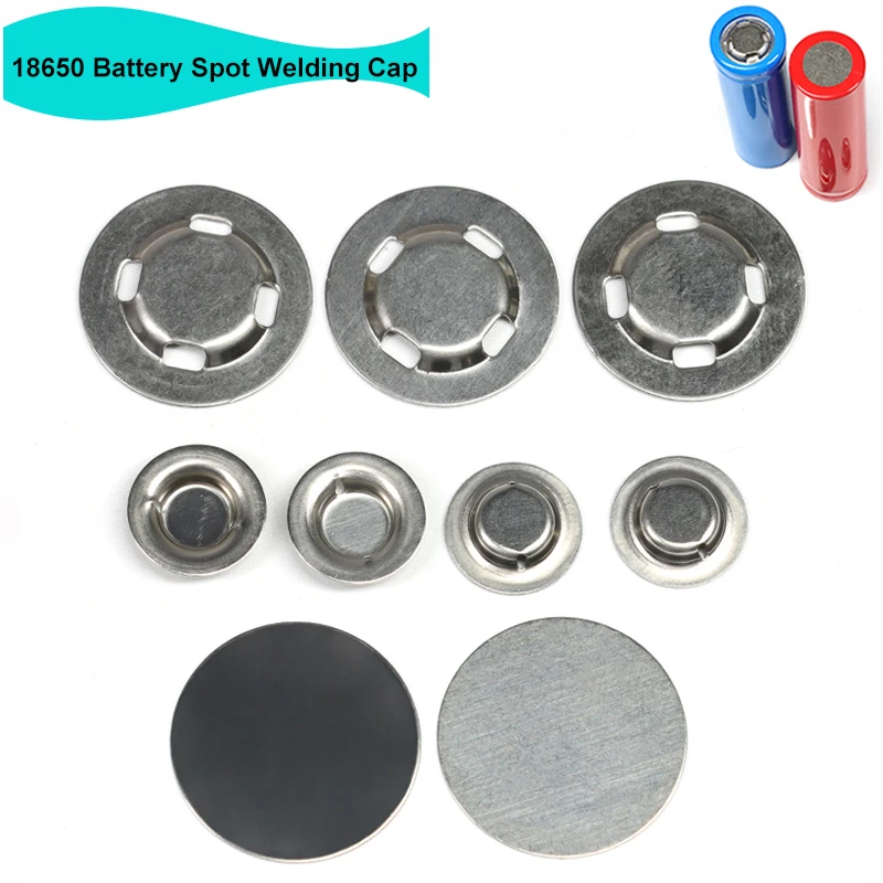 

18650 Lithium Battery Positive Spot Welding Tip Cap Battery Accessories Alternative Battery Negative Electrode Flat Head Gasket
