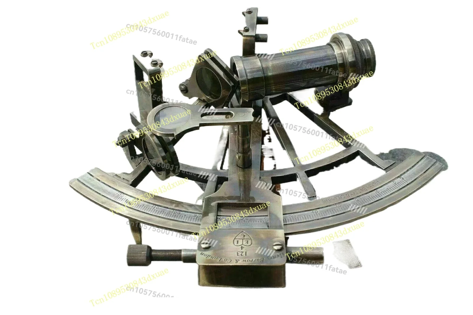 Ship Deck Hatch Black Decoration/Stern,Brass Captain Antique 8-inch Ocean Sextant