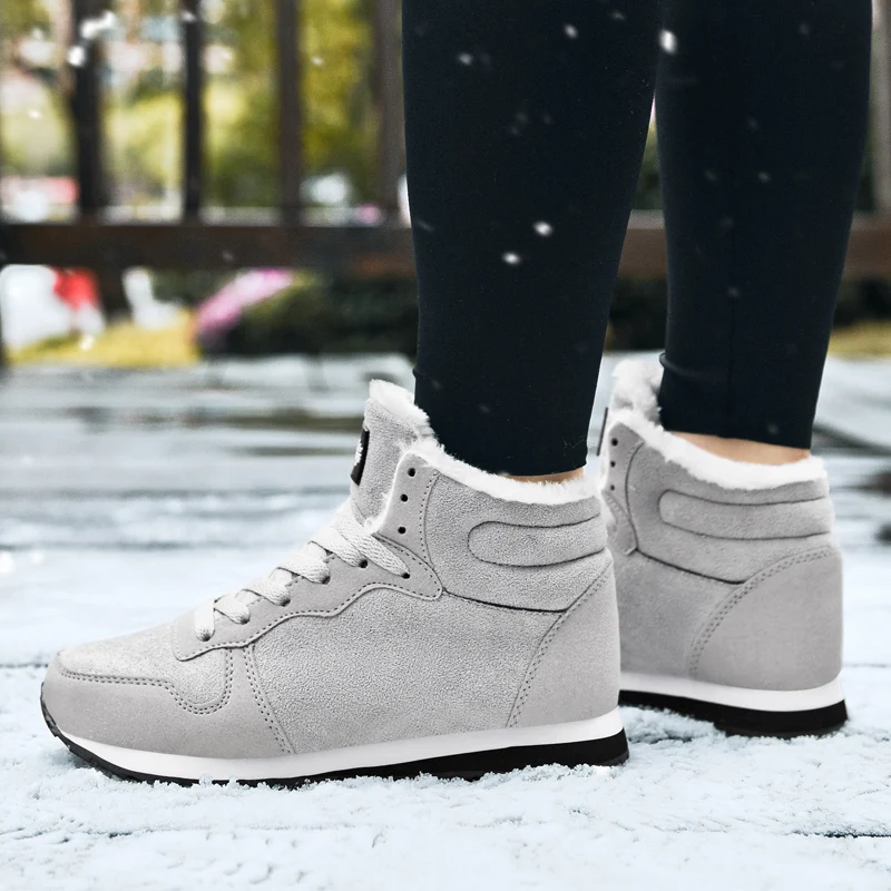 Women Boots Comfortable Winter Shoes Women Boots Warm Winter Sneakers Snow Boots Waterproof Winter Unisex Ankle Boots Men Shoes