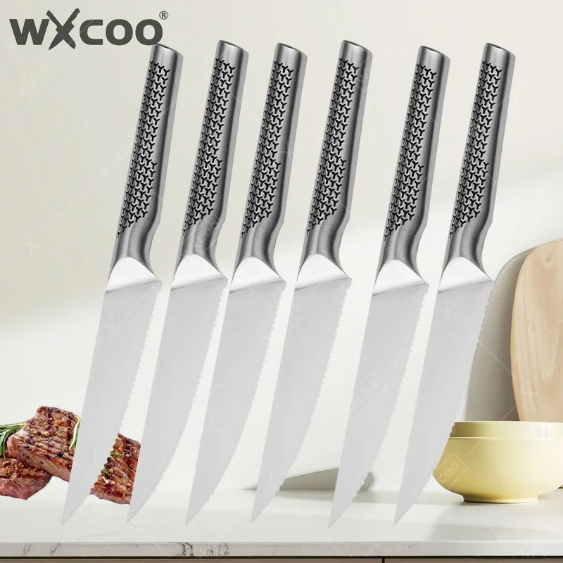 couteau-a-steak-wxcoo-multi-usage-japonais-a-lame-dentelee-manche-creux-pour-decouper-le-bœuf-et-les-fruits-ideal-pour-la-cuisine-et-la-restauration