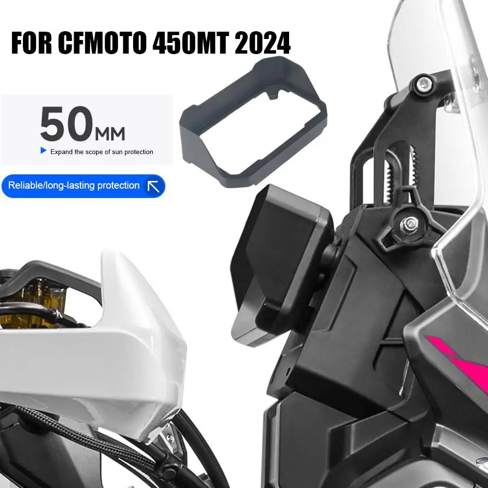 High-end For Cfmoto 450mt 450 Mt 2024 Motorcycle Accessories Visor Cover Instrument Screen Shade Guard Protector D8n2