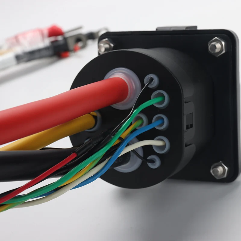 WUFEN-Prise latérale de voiture EV, pièces automobiles en Chine, EVSE GBT DC, port 250A, 200A, 1000V, développements rapides