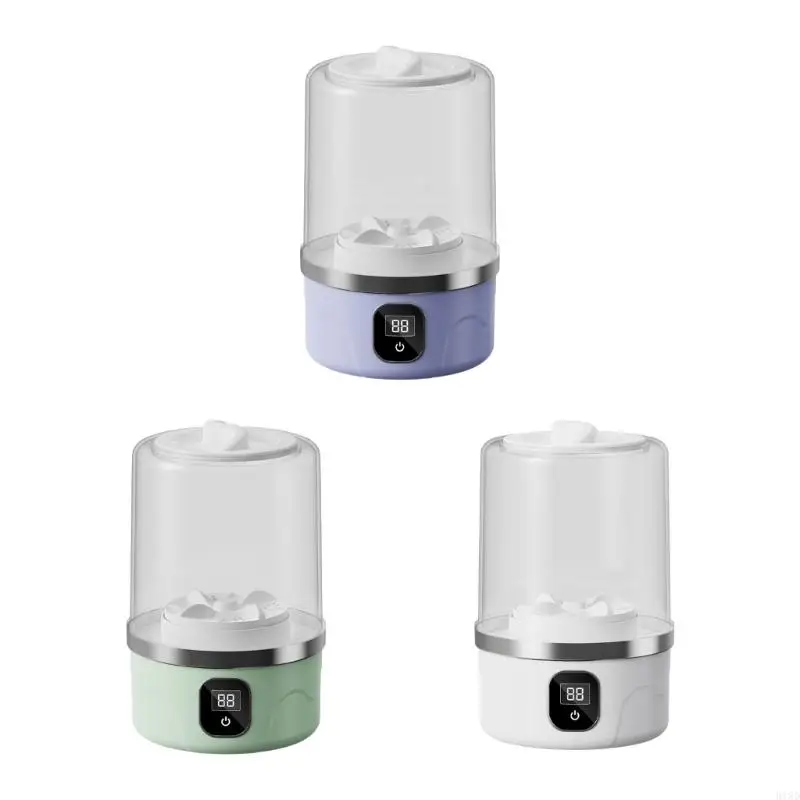 918D Wireless Washing Machine Portable Rechargeable Mini Washing Machine for Underwear Washer Cordless Small Laundry Machine