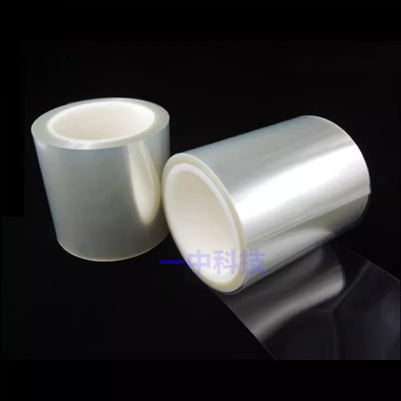 30U Transparent PET High-transparency Double-sided Tape, Double-layer Release Film Sandwich 0.03mm Double-sided Tape