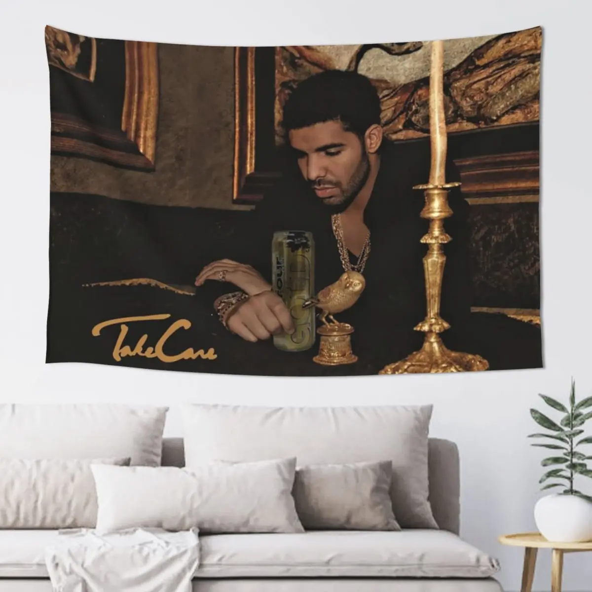 

Drake ft. Four Loko - Take Care Tapestry Wall Tapestries Luxury Living Room Decoration Home Decorators Tapestry