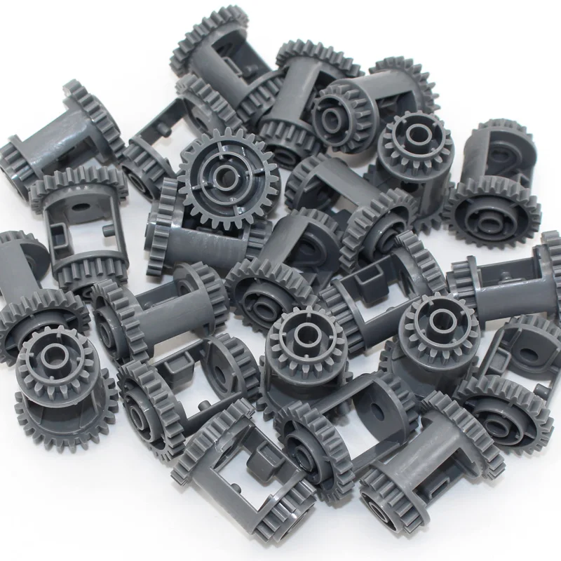 

20pcs MOC Technology Parts 6573 Gear Differential 24-16 Teeth Mechanical Building Brick Blocks Compatible Accessories Toys