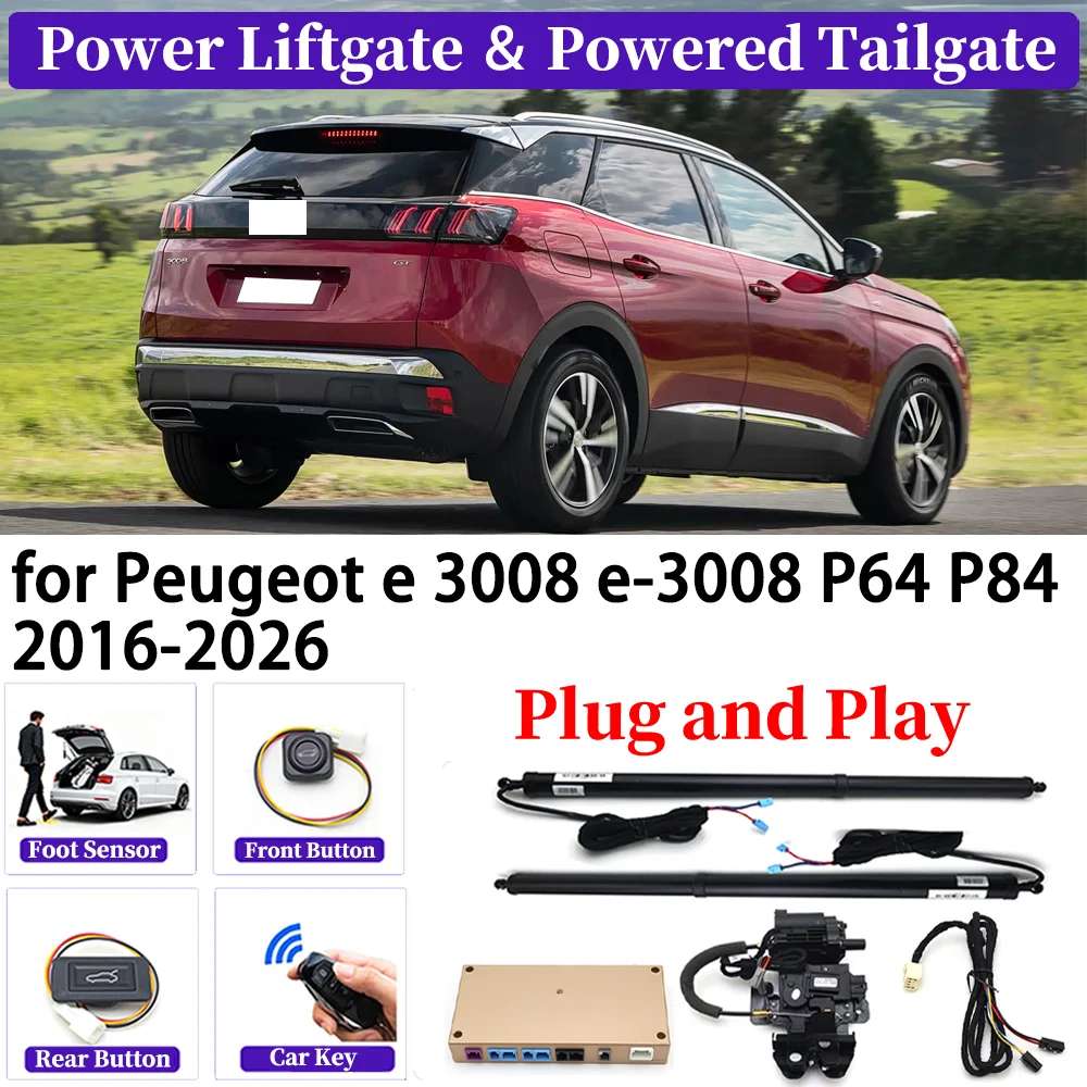 

for Peugeot e 3008 e-3008 P64 P84 2016-2026 OEM Upgrade Car Automatic Power Liftgate Kit Smart Auto Electric Tailgate System