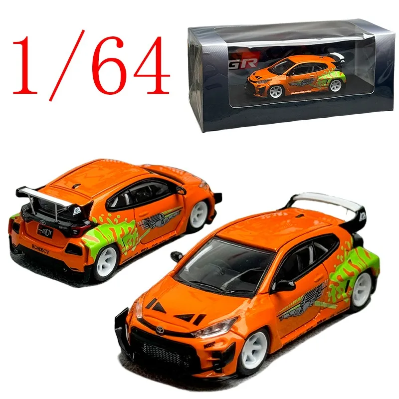 fuji-diecast-1-64-スケール-トヨタ合金モデルカー-トヨタ-gr-ヤリス-プレイビークル-おもちゃ-男の子向けギフト-オリジナルボックス