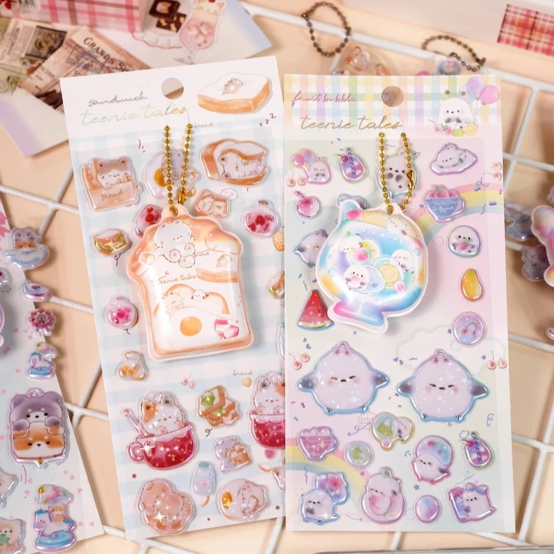 

Soft animal bubble stickers - DIY scrapbooks and 3D foam bubble stickers for parties.