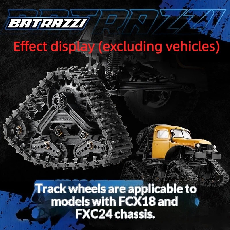 Fms Batrazzi Track Wheel Kit Pcs Is Suitable For Fms Fcx24 And Fcx18 Chassis Factory Upgrade Accessories