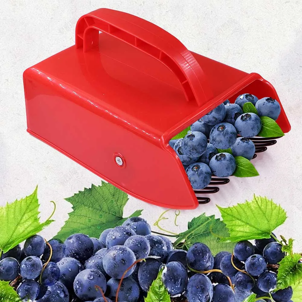 

Portable Handheld Berry Blueberry Pickers Metal Comb Rakes Picking Collection Farm Orchard Harvester Berries Collecting Scoop