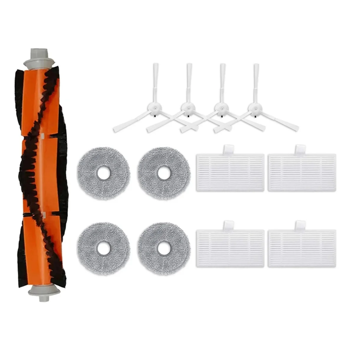 For W2 Main Side Brush Hepa Filters Mop Cloths Rags Accessories Replacemnet Spare Parts Attachment Kit