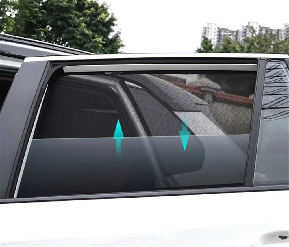 Für Kia Carnival KA4 2021 - 2024 Maßgefertigter Magnetischer Auto-Fenster-Sonnenschutz Vorhang Netz Frontscheibe 2022 2023 – Detail 8