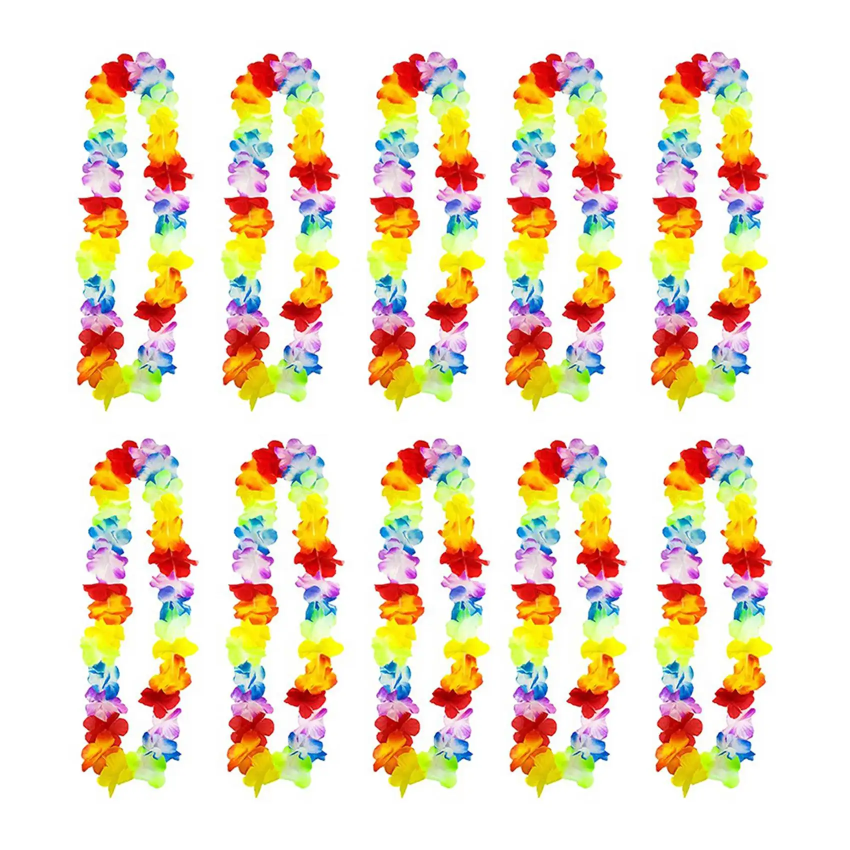 FLYY-20er-Pack hawaiianische Blumenketten, tropische Blumenkette, perfekt als Willkommensgeschenk für Ihren Strand, Ihren Pool und Ihre Cocktailparty – Detail 4