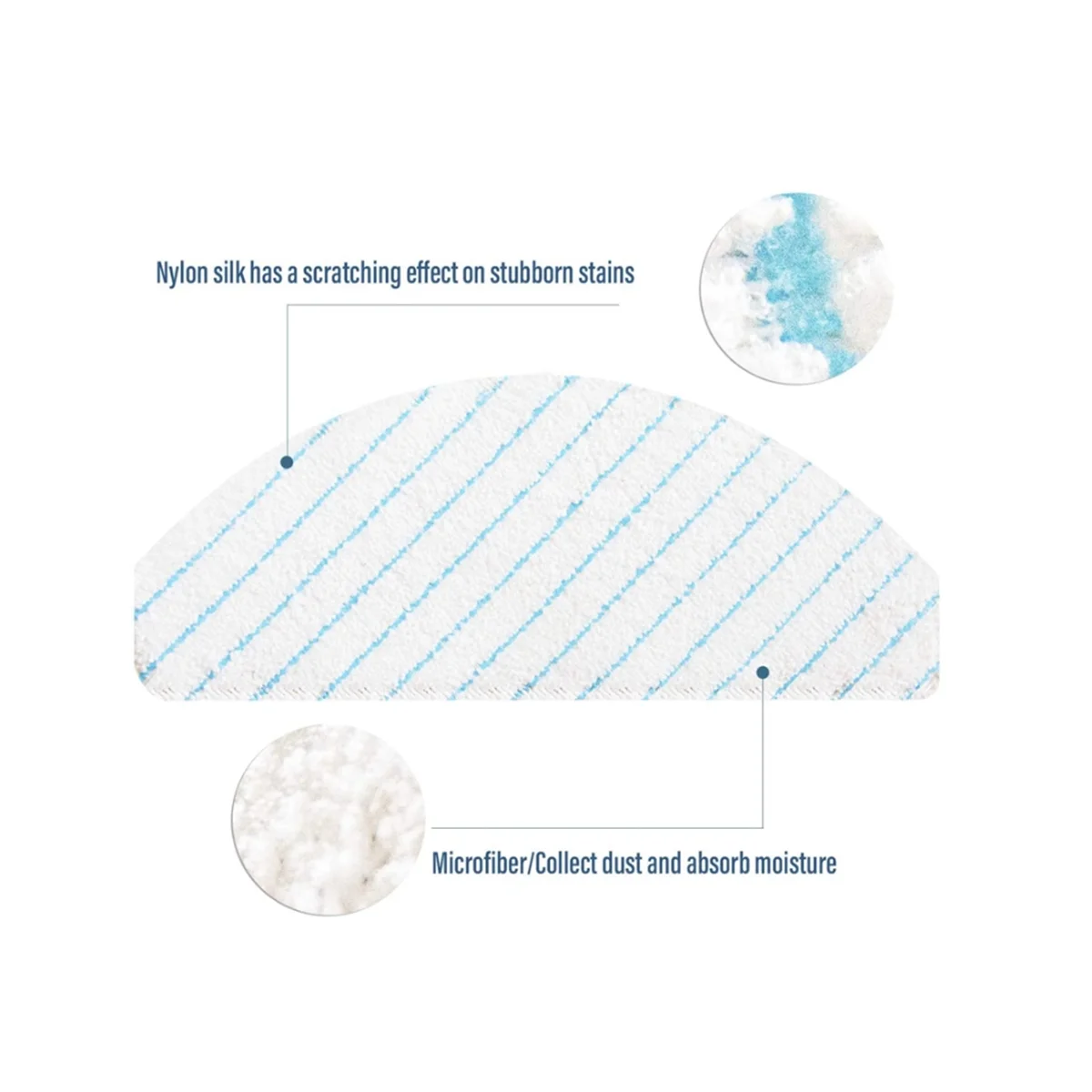 Deebot-ロボット掃除機用使い捨てモップクロス,130個,ozmo t8 t8 t8 t9 n8 pro n8 pro plus