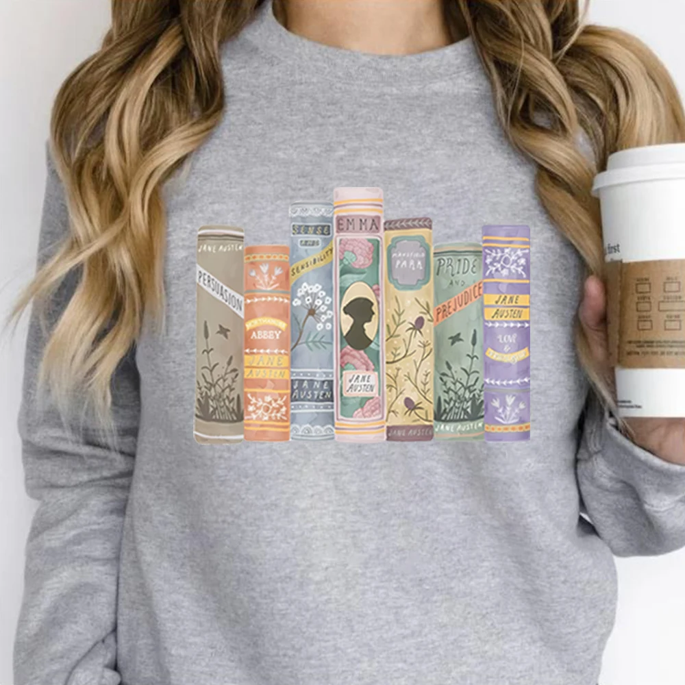 Writer Books Graphic Sweatshirt Obstinate Headstrong Girl Shirt Feminist Book Lover Shirts Unisex Long Sleeves Sweatshirts