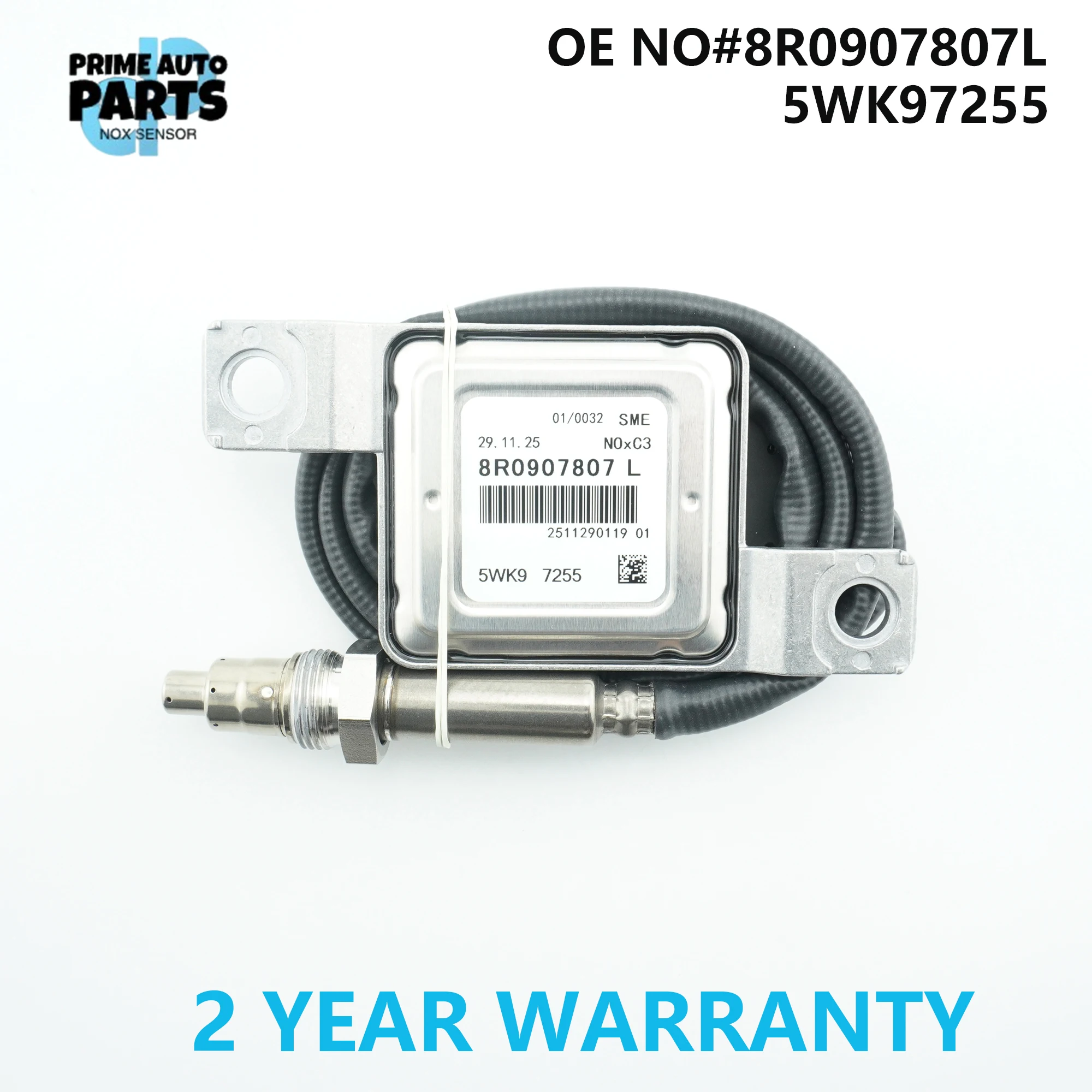 

8R0907807L 5WK97255 New Nitrogen Oxide NOx Sensor 8R0 907 807 L For AUDI Q5 SQ5 8RB TDI QUATTRO 2008-18 5WK9 7255