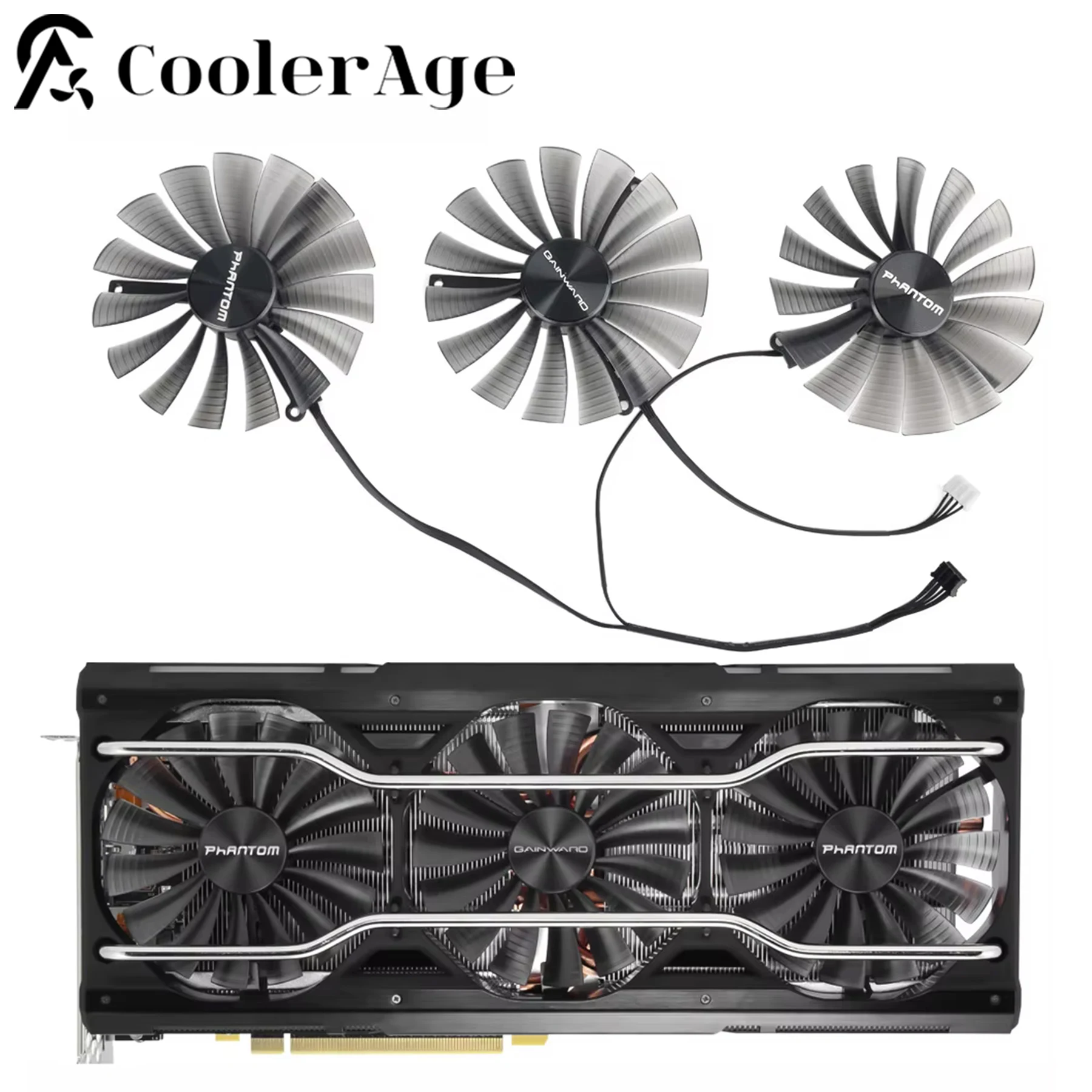 FD9015U12S 12V 0.55A Video Card Fan For Gainward RTX 2080 2070 2060 SUPER PHANTOM Graphics Cooling Fan