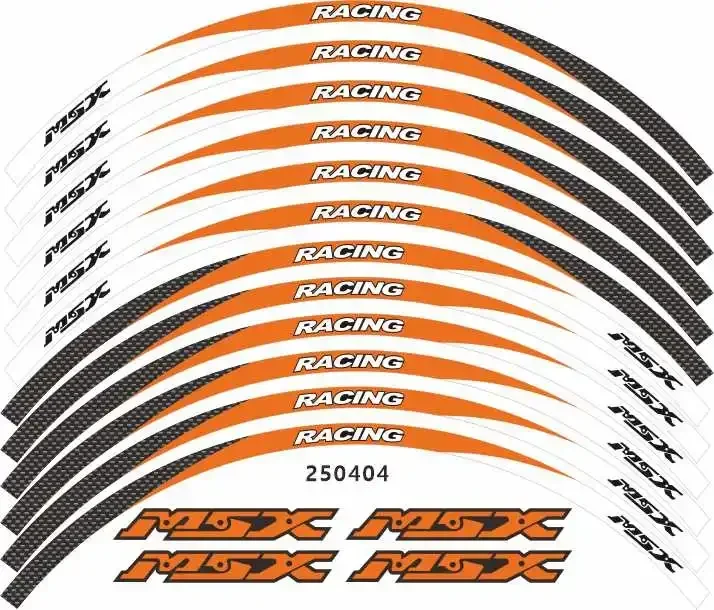 For HONDA MSX 125 Grom 125 2022 RIM Motorcycle Tank Pad Protector 3D Gel Sticker Decal - 3