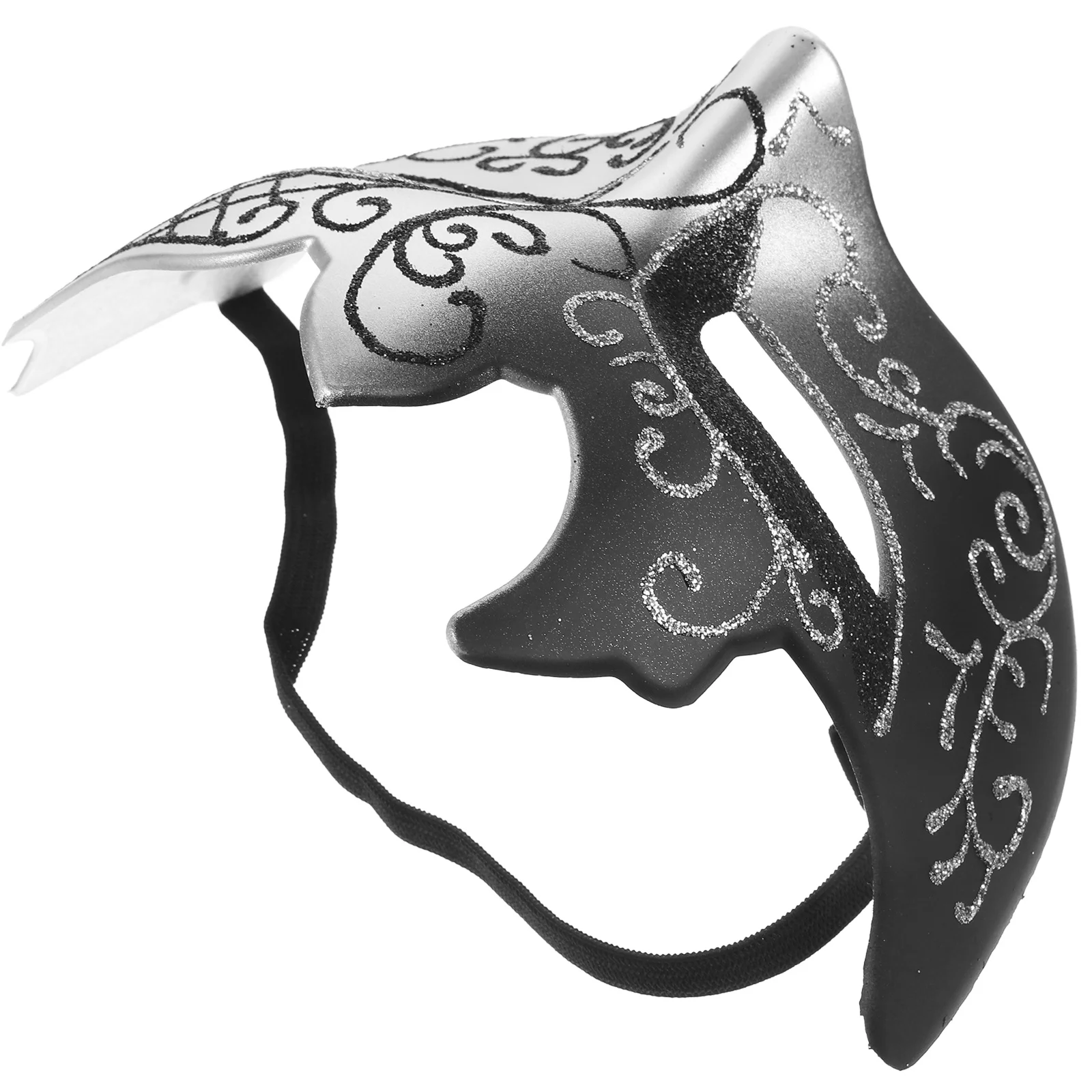 

Masquerade Half Face Mask Plastic for Women Men Halloween Cosplay Party Costume Decorative Photo Prop Carnival