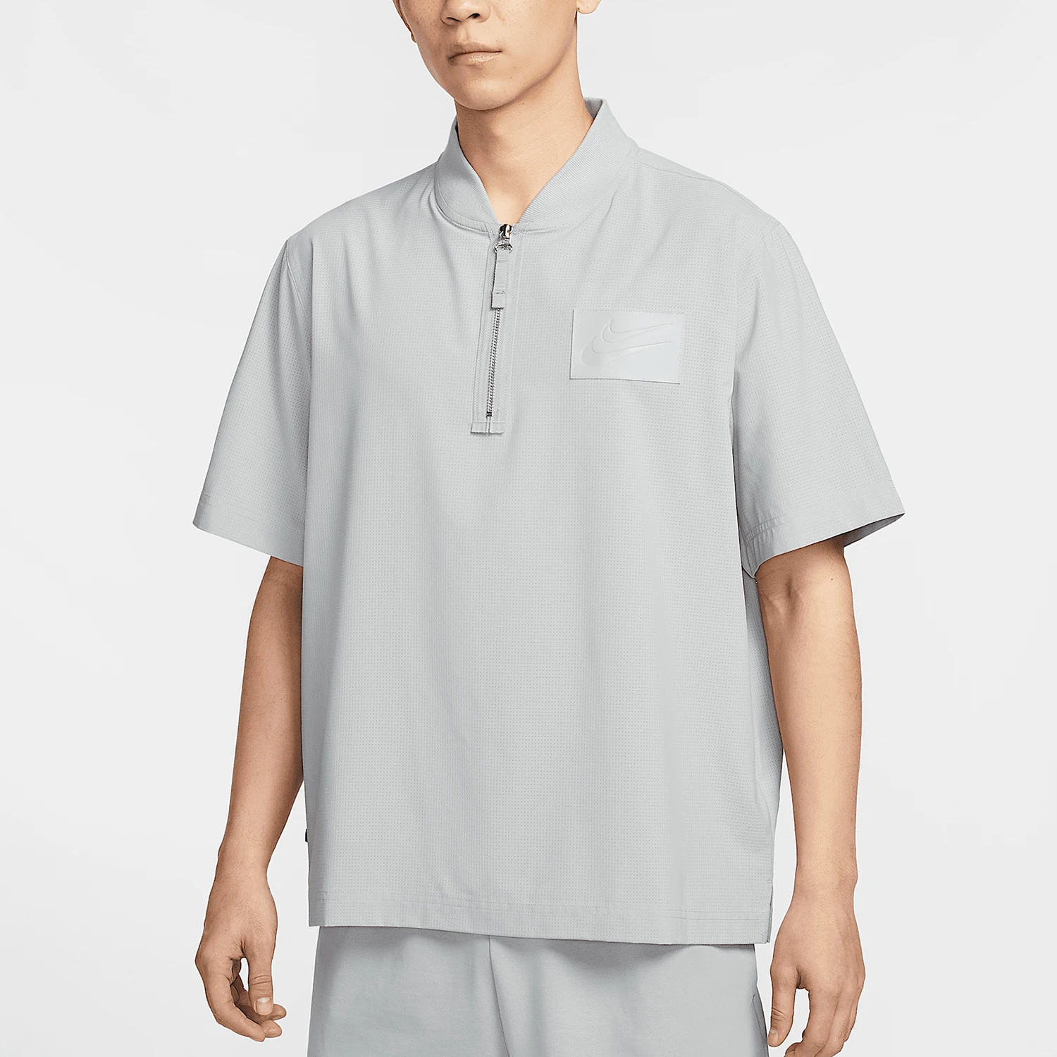 

Nike genuine 2025 Men's Minimalist Half-zip Casual T-shirt HJ4214-012