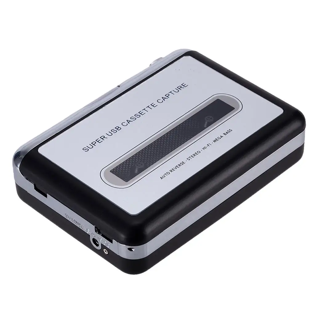 Tape to PC Super USB Cassette-to-MP3 Capture Stereo Audio Player Converter
